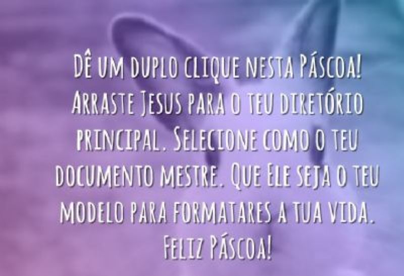 Feliz Páscoa!