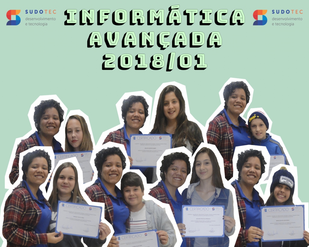 Encerramento e certificação dos cursos de informatica básica, avançada e computação gráfica 
