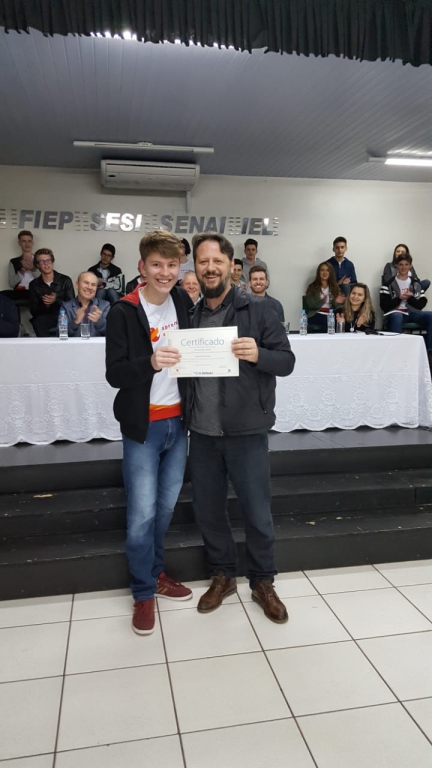 FORMANDO DA 15ª EDIÇÃO DO PROJETO APRENDER E CRESCER