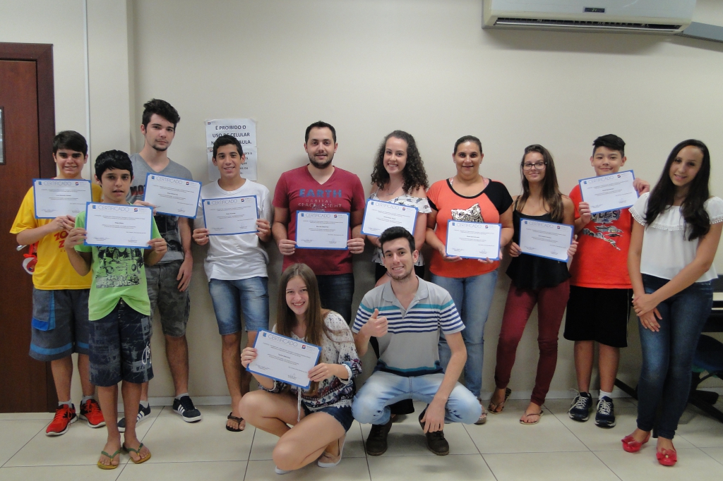 Encerramento dos cursos do Projeto Inclusão Digital