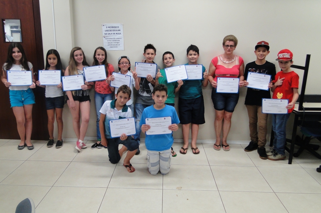 Encerramento dos cursos do Projeto Inclusão Digital