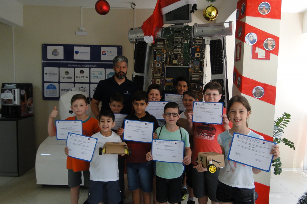 Encerramento do Curso de Robótica I