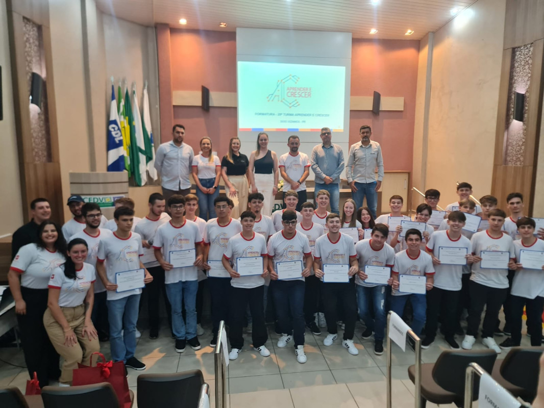 Formatura do Aprender e Crescer 2024