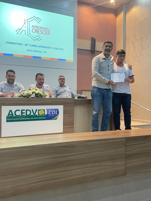 Formatura do Aprender e Crescer 2024