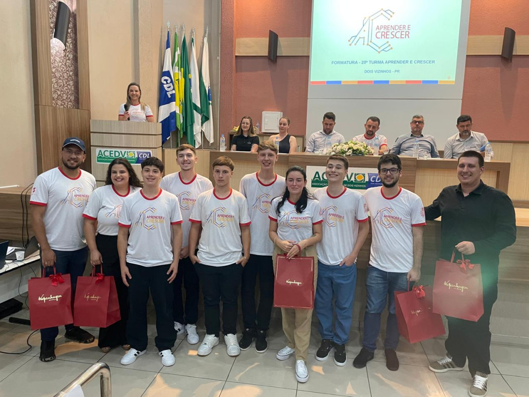 Formatura do Aprender e Crescer 2024