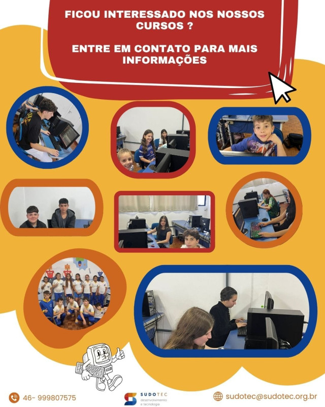 Informática é muito mais que aprender a mexer no computador!